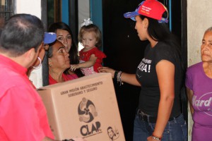 La viceministra del Sistema Socialista de Alimentación, Yessica Ruiz, supervisó el desarrollo del operativo.