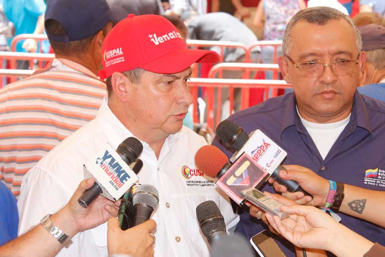 El operativo estuvo liderado por el ministro para la Alimentación, Luis Medina Ramírez y su homólogo de Pesca y Acuicultura, Orlando Maneiro.